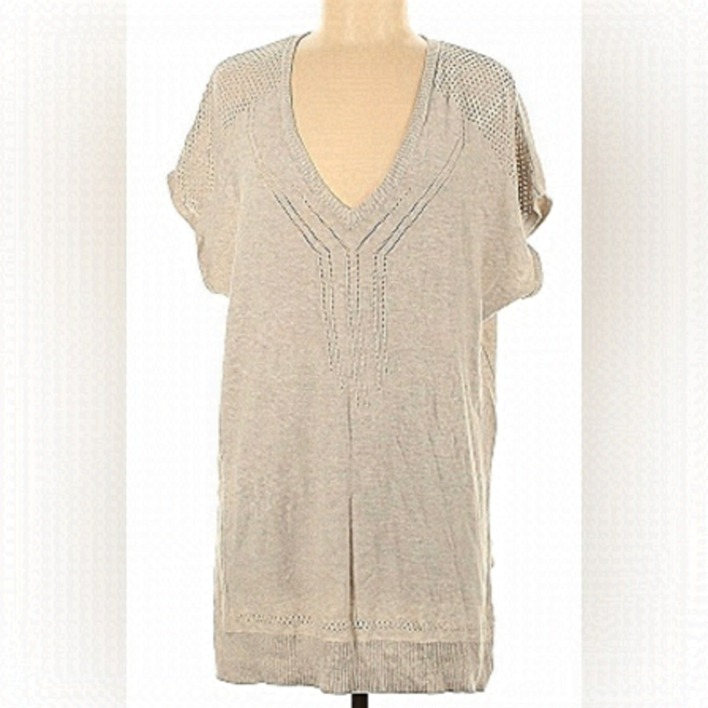 Old Navy Casual Short Sleeve V-Neck Tunic Top – Sz L
